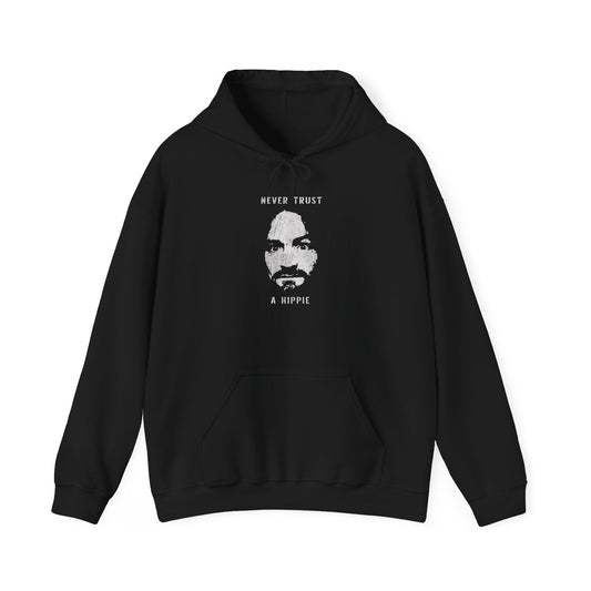 Charles Manson Never Trust A Hippie Men's Hoodie