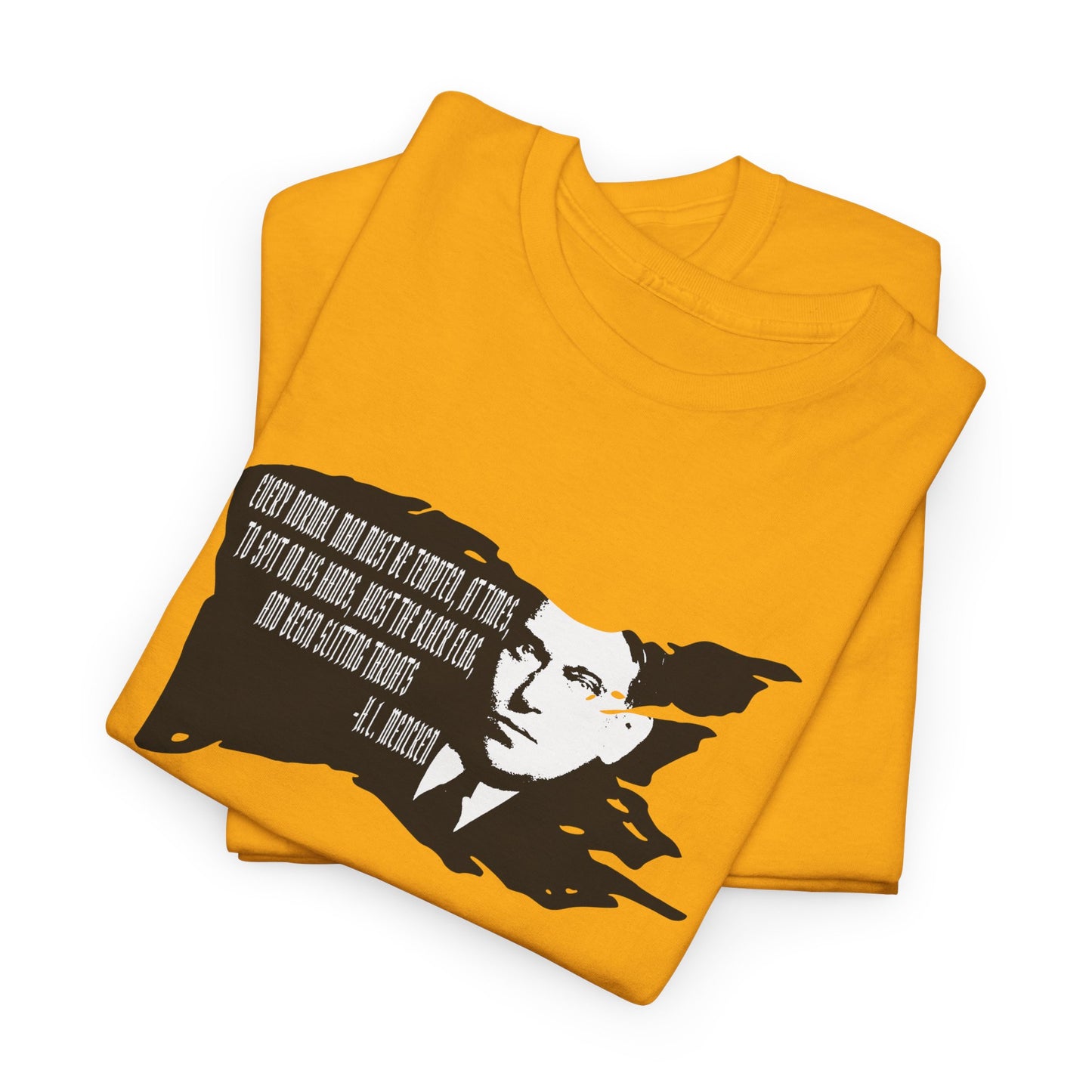 H.L. Mencken Hoist The Black Flag Men's T-Shirt