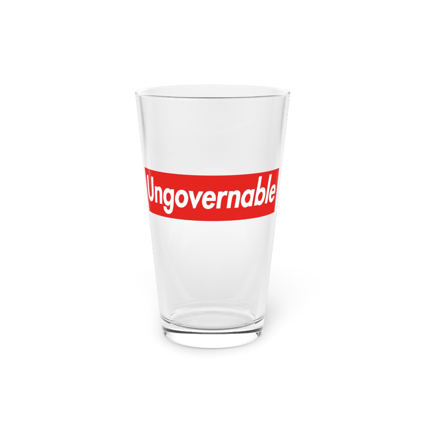 Supremely Ungovernable Pint Glass