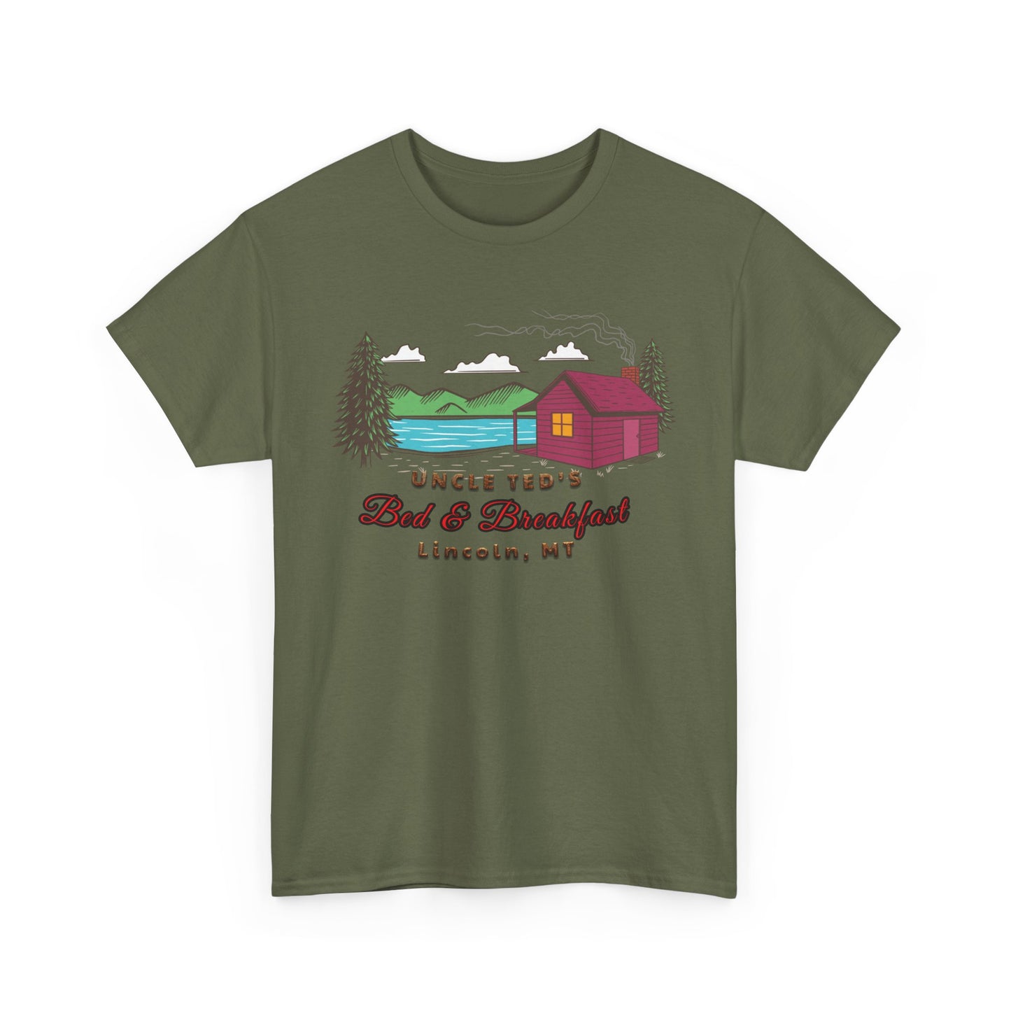 Unabomber Uncle Ted's Bed & Breakfast Men's T-Shirt