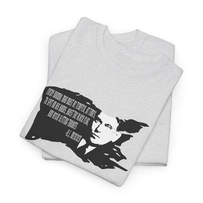 H.L. Mencken Hoist The Black Flag Men's T-Shirt