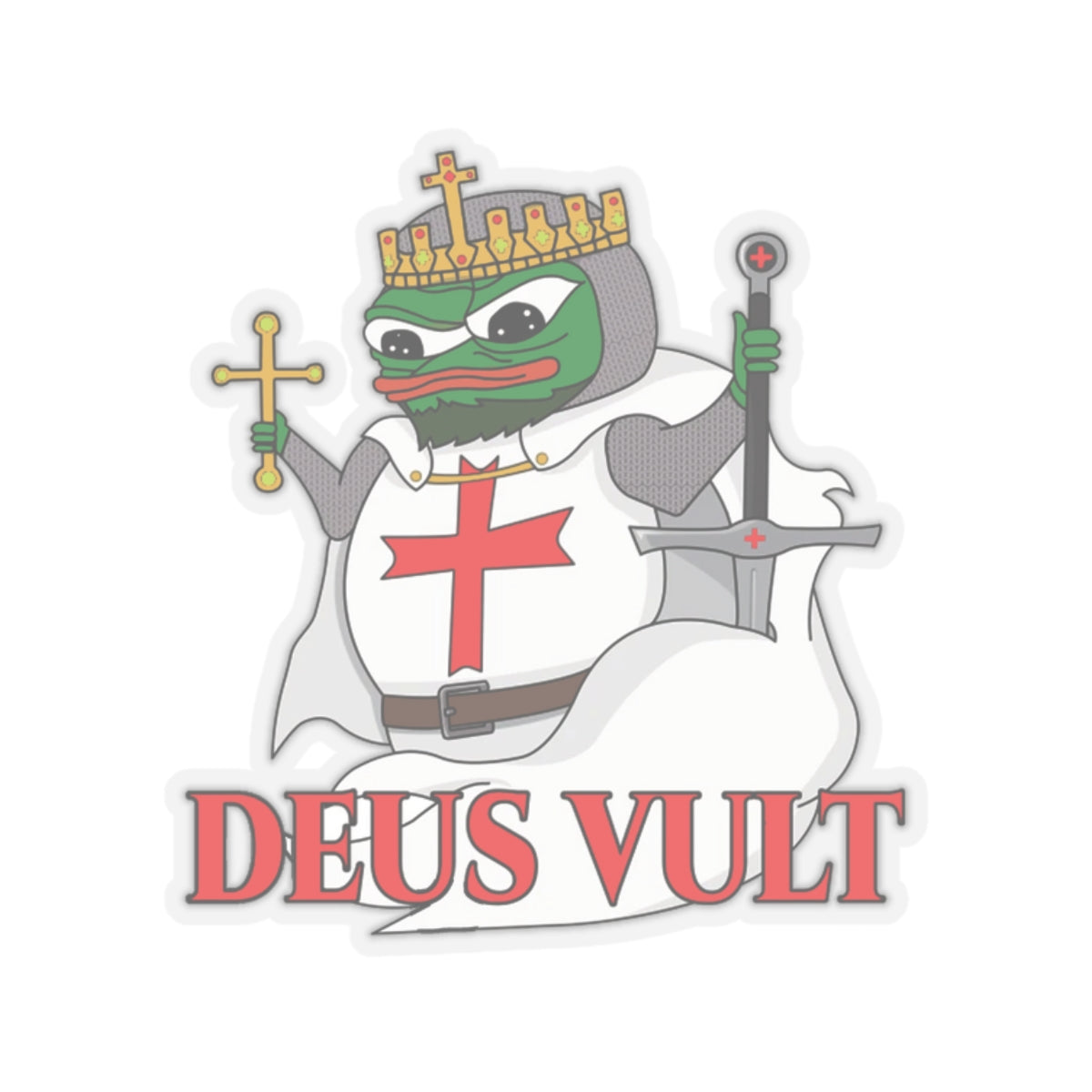 Deus Vult Sticker