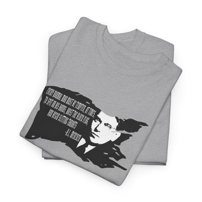 H.L. Mencken Hoist The Black Flag Men's T-Shirt