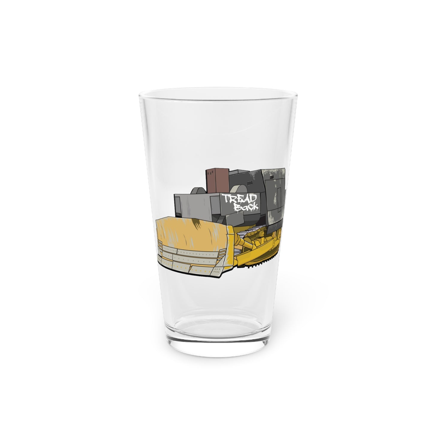 Killdozer Tread Back Pint Glass