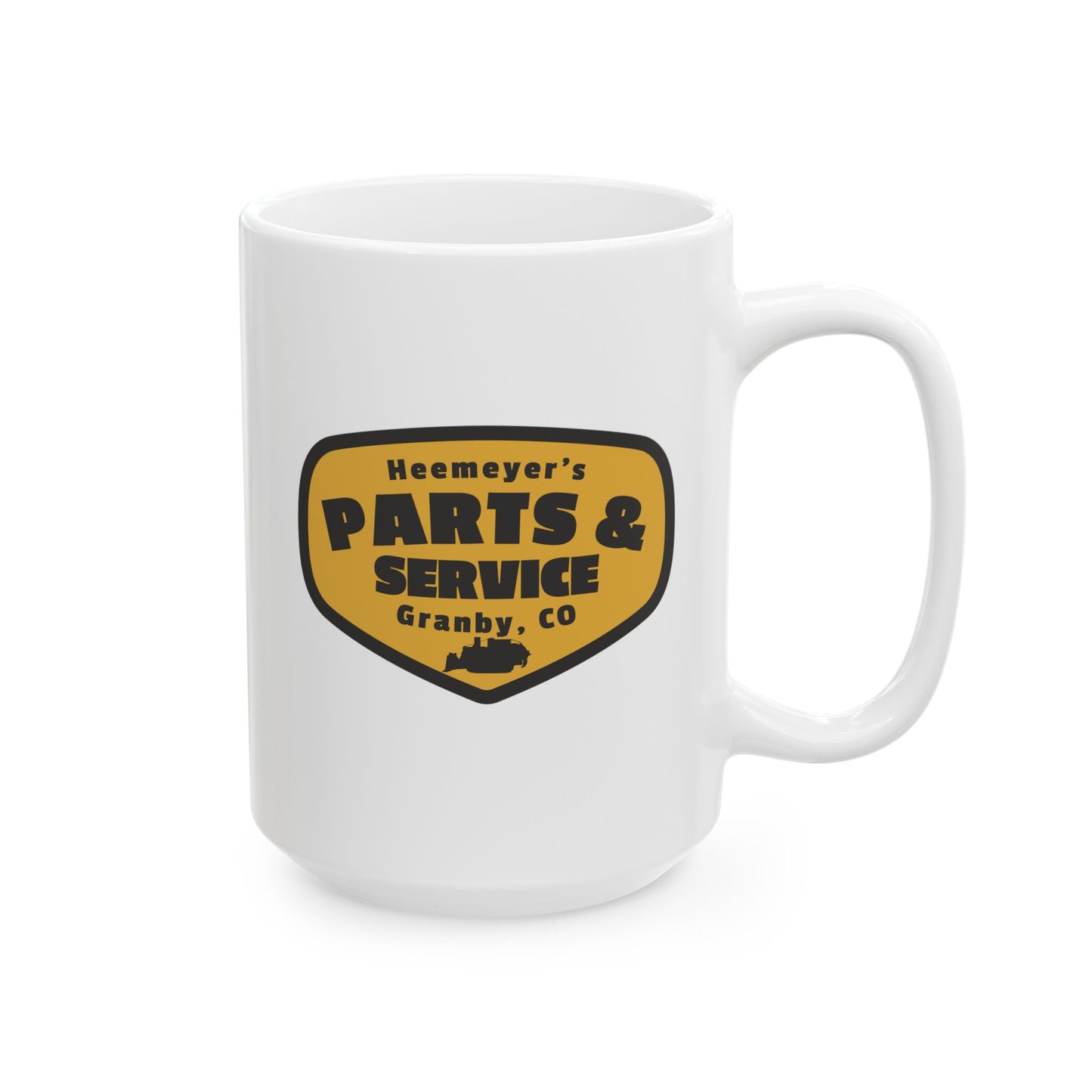 Killdozer Heemeyer's Parts & Services Coffee Cup