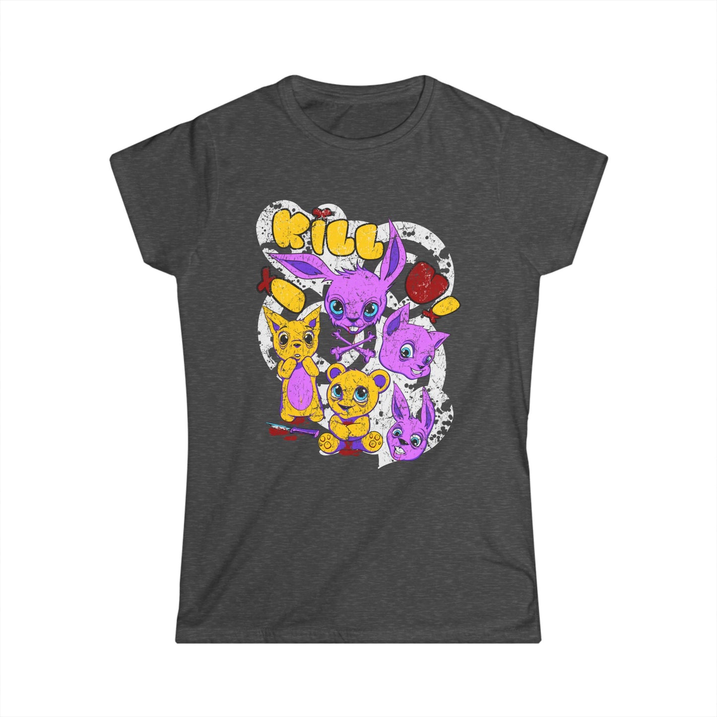 I Kill U Cute But Crazy Critters Women's T-Shirt