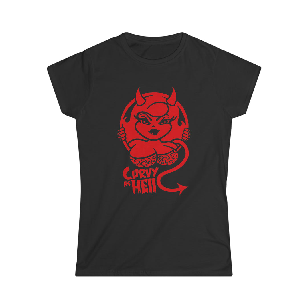 Curvy Devil Curvy As Hell Women's T-Shirt
