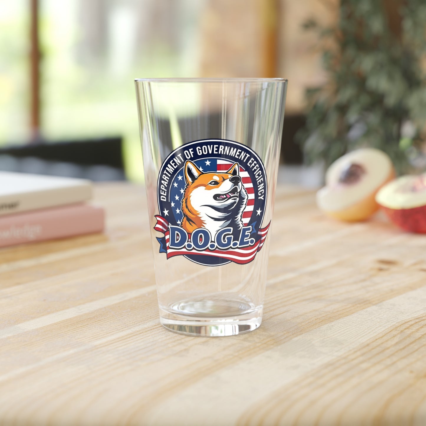 Government Efficiency Pint Glass