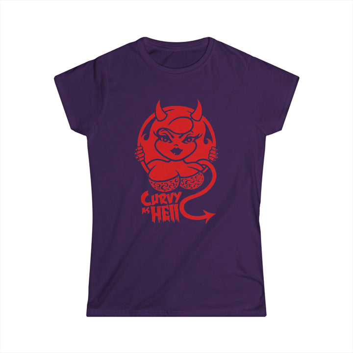 Curvy Devil Curvy As Hell Women's T-Shirt