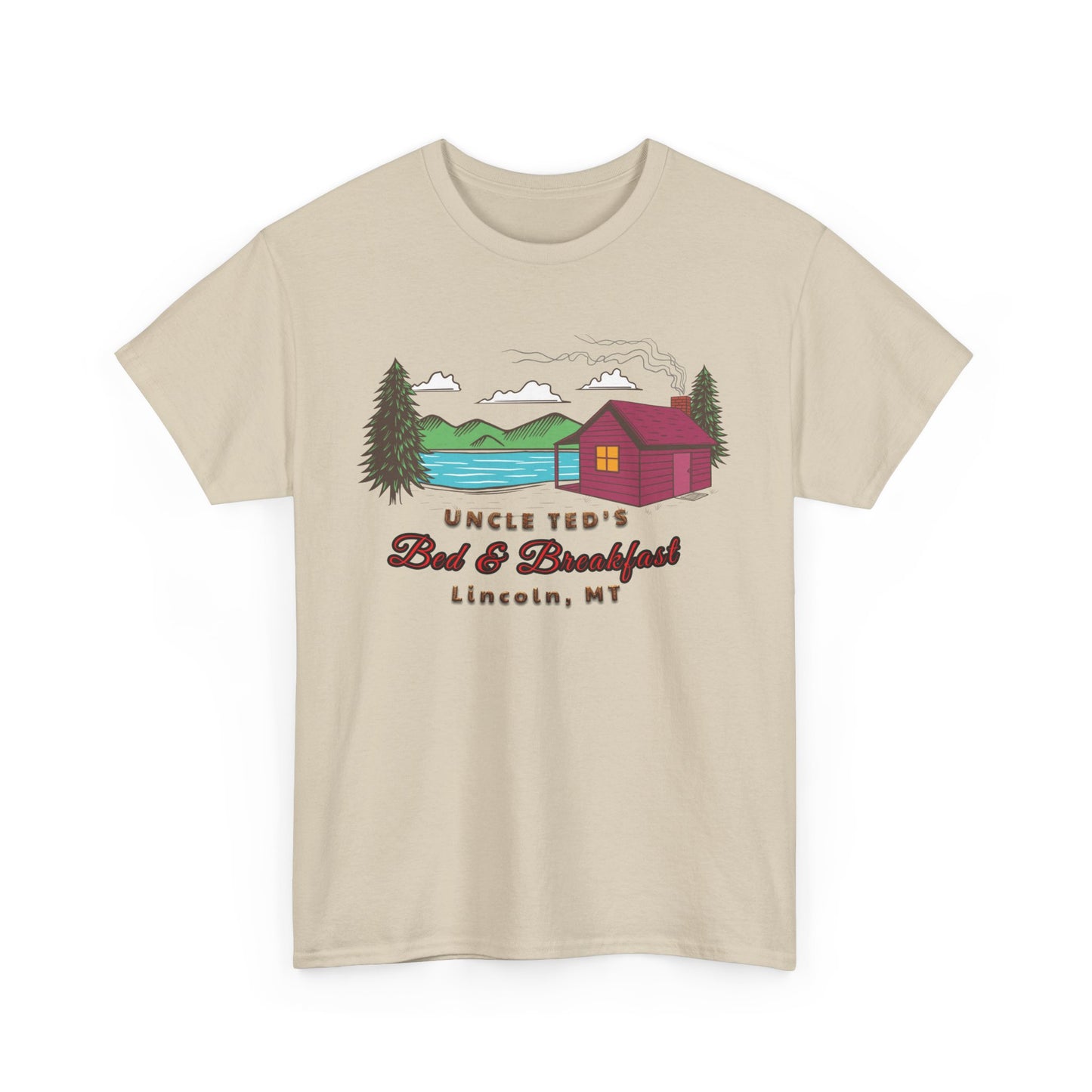 Unabomber Uncle Ted's Bed & Breakfast Men's T-Shirt