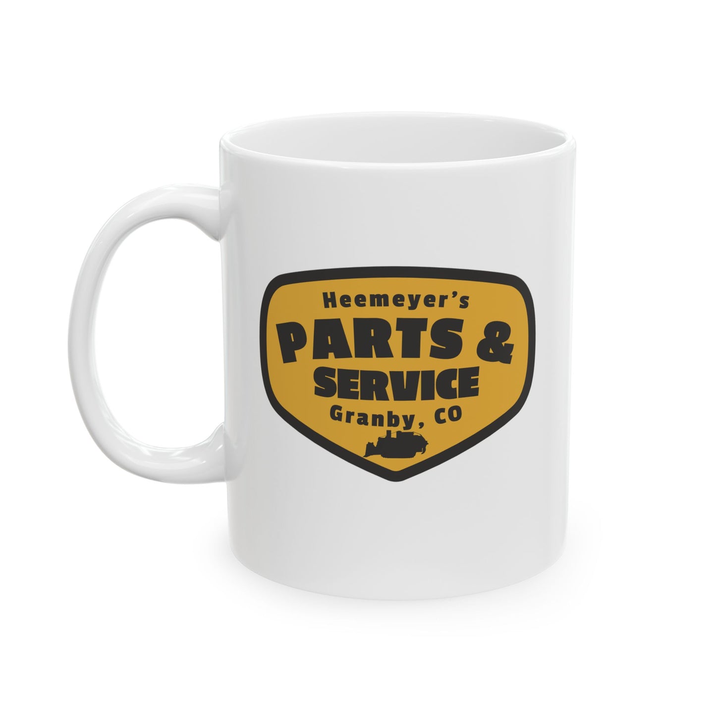 Killdozer Heemeyer's Parts & Services Coffee Cup