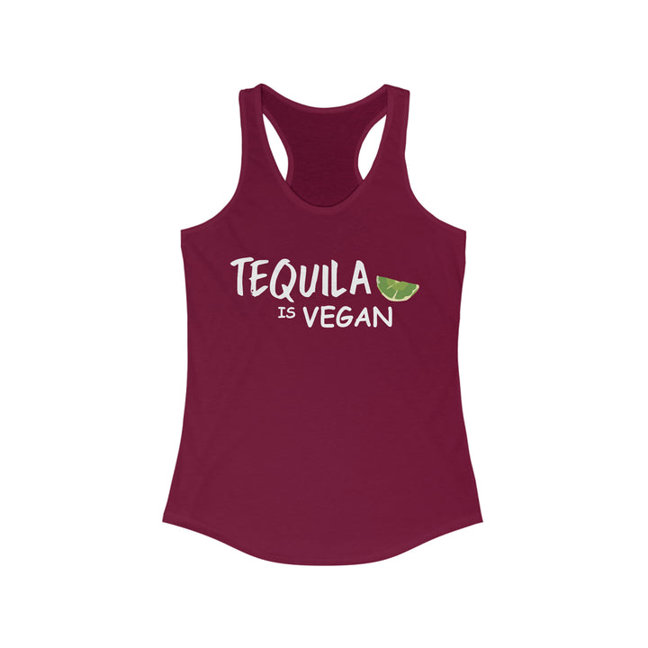 Tequila Is Vegan Women's Racerback Tank Top