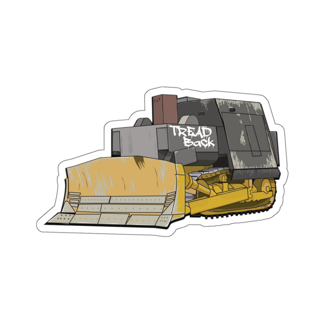 Killdozer Tread Back Sticker