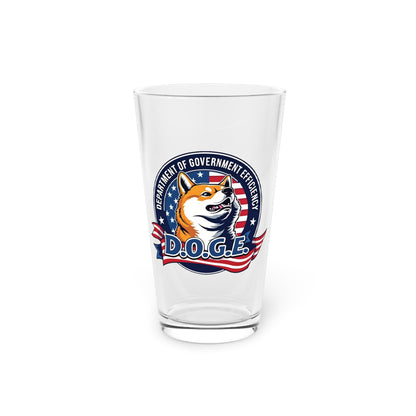 Government Efficiency Pint Glass