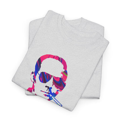 Hunter S Thompson Psychedelic Silhouette Men's T-Shirt