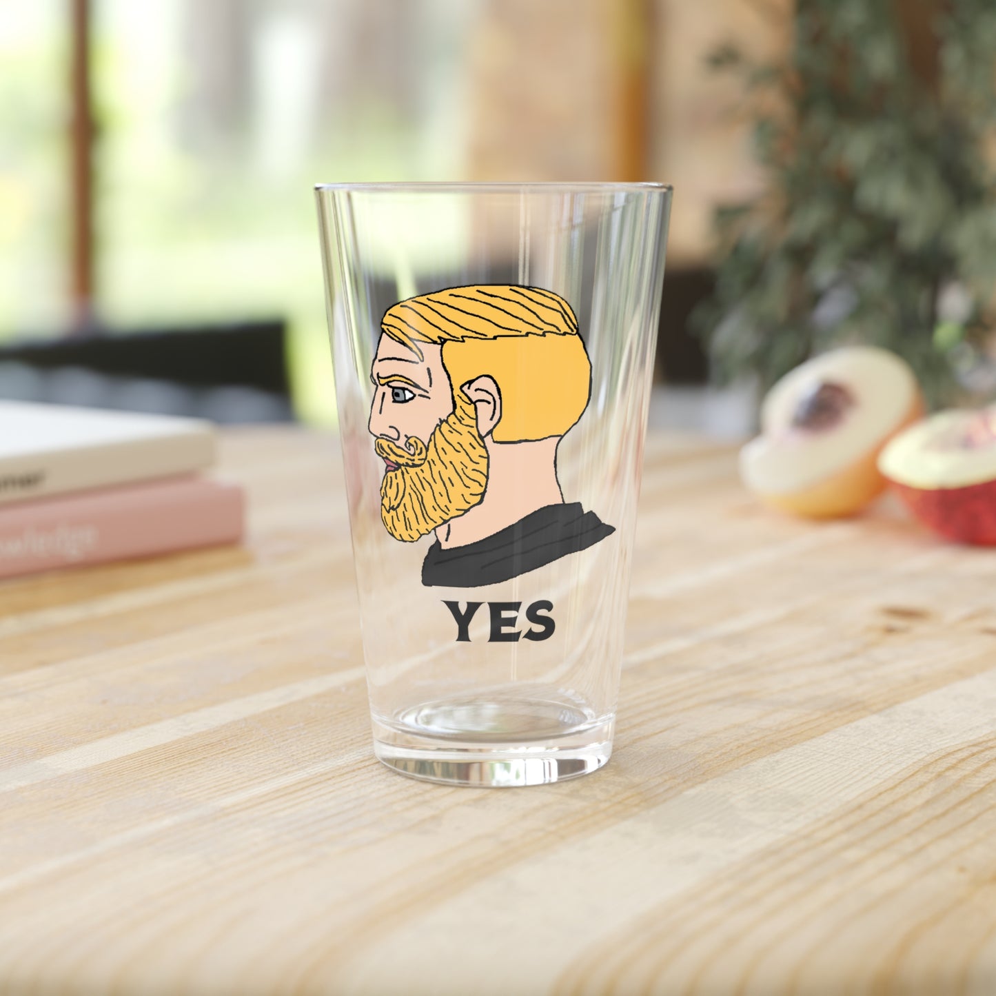 Yes Chad Pint Glass