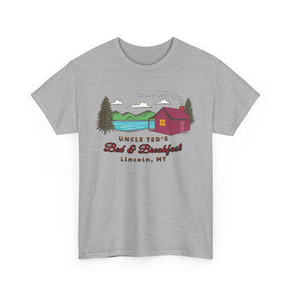 Unabomber Uncle Ted's Bed &amp; Breakfast T-shirt pour homme