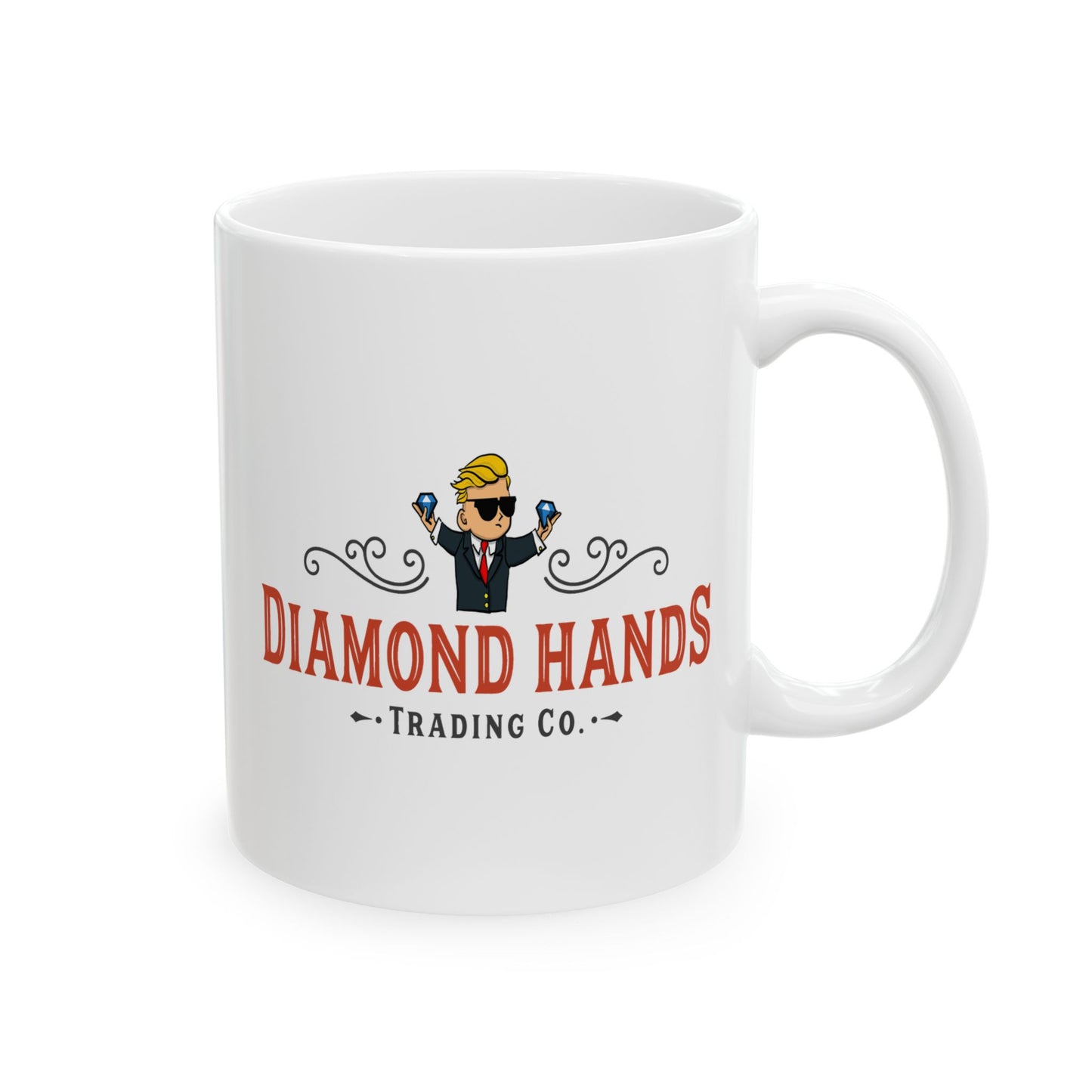 Diamond Hands Coffee Cup