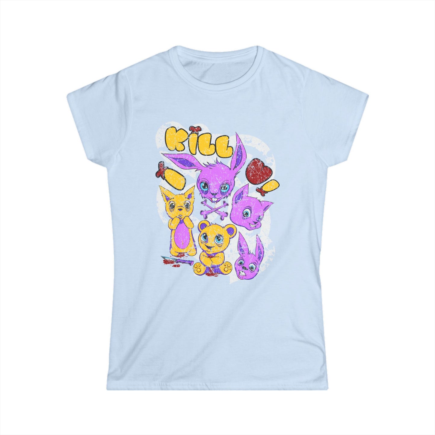 I Kill U Cute But Crazy Critters Women's T-Shirt