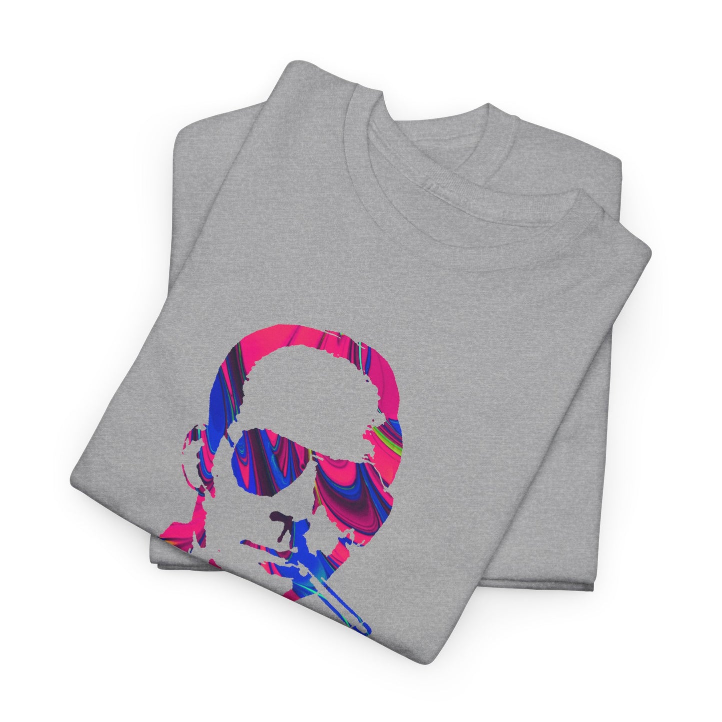 Hunter S Thompson Psychedelic Silhouette Men's T-Shirt