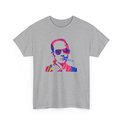 Hunter S Thompson Psychedelic Silhouette Men's T-Shirt