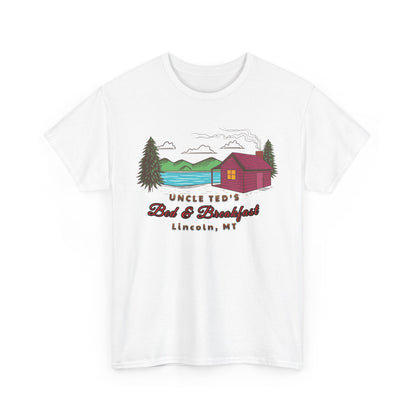 Unabomber Uncle Ted's Bed &amp; Breakfast T-shirt pour homme