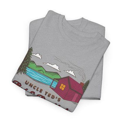 Unabomber Uncle Ted's Bed &amp; Breakfast T-shirt pour homme