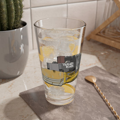 Killdozer Tread Back Pint Glass