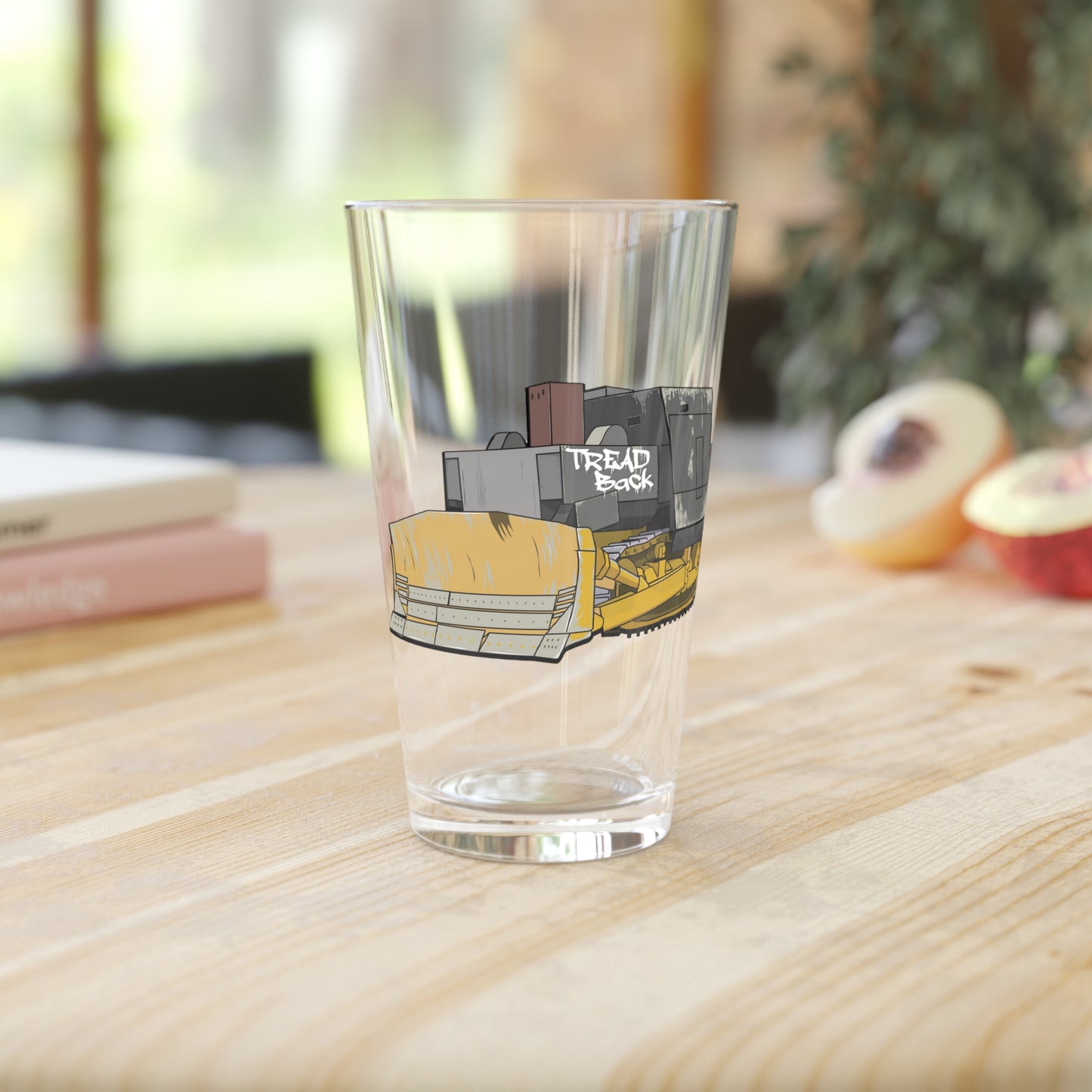 Killdozer Tread Back Pint Glass