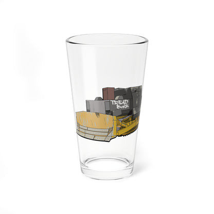 Killdozer Tread Back Pint Glass