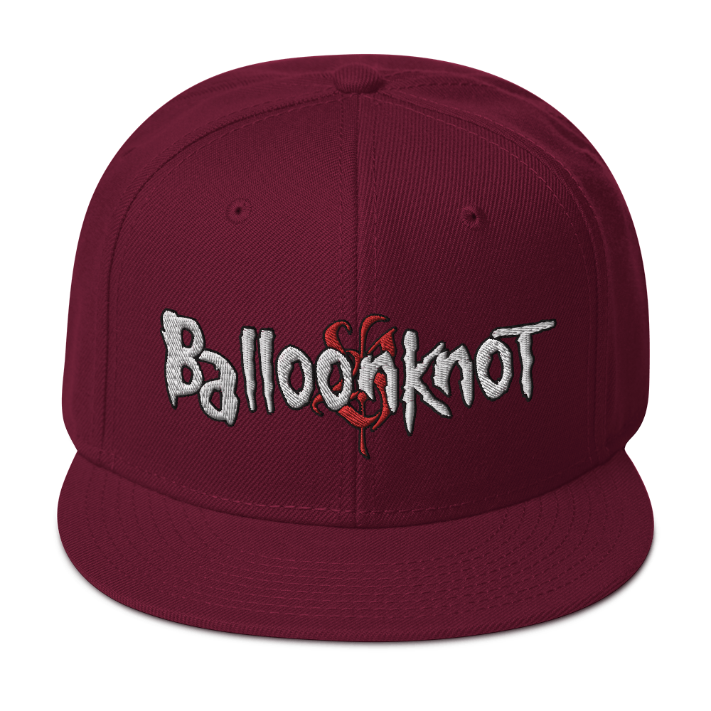 Balloonknot Metalhead Snapback Hat